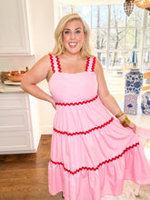 Load image into Gallery viewer, Pretty in Pink Ric Rac Dress