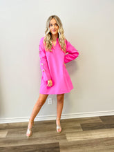 Load image into Gallery viewer, Bling Bow Pink Dress