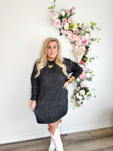 Load image into Gallery viewer, Cable Knit Sweater Dress