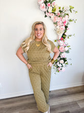 Load image into Gallery viewer, Olive Quilted Pants