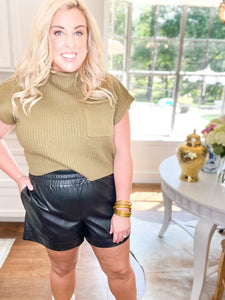 Little Leather Shorts