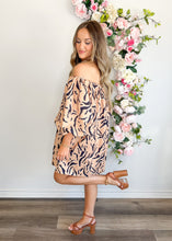 Load image into Gallery viewer, Wild Stripes Off the Shoulder Dress