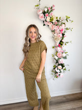 Load image into Gallery viewer, Olive Quilted Pants