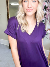 Load image into Gallery viewer, Everyday T-Shirt Maxi Dress - Plum