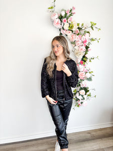 Faux Leather Jogger Pants