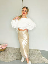Load image into Gallery viewer, Party Festivities Champagne Skirt