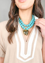 Load image into Gallery viewer, You Have My Heart Necklace - Turquoise