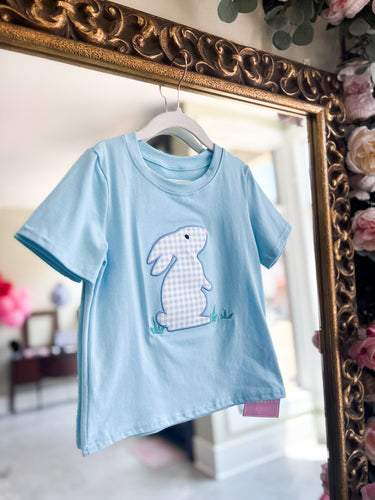 Rabbit Applique Boy Shirt - KIDS