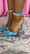 Load image into Gallery viewer, Romy Blue Heart Heel