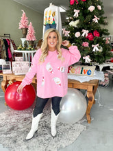 Load image into Gallery viewer, Santa Claus Sequin Sweatshirt