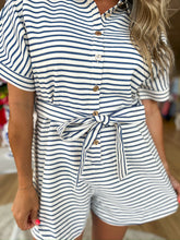 Load image into Gallery viewer, Coastal Captain Romper