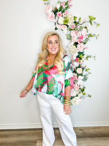 Watermelon Crush VNeck Top
