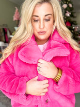 Load image into Gallery viewer, Zoey Hot Pink Coat