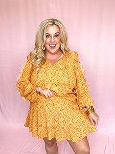 Ditzy Floral Smocked Skort