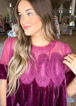 Load image into Gallery viewer, Boho Velvet Top