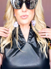 Load image into Gallery viewer, Little Leather Puff Top