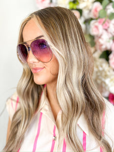 Aviator Ombré Sunglasses