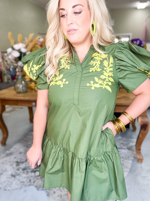 Neon Ivy Dress