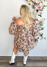 Load image into Gallery viewer, Wild Stripes Off the Shoulder Dress