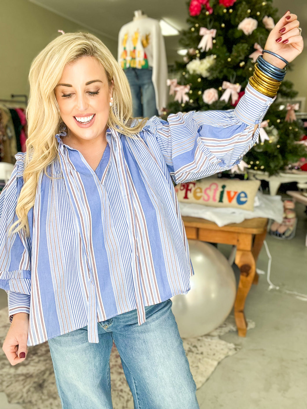 Menswear Denim Top