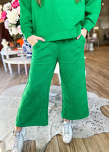 Load image into Gallery viewer, Christmas Green Textured Pant Set