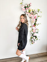 Load image into Gallery viewer, Cable Knit Sweater Dress
