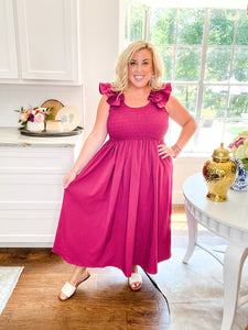 Plum Glad About It Dress