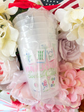 Load image into Gallery viewer, Mahjong Social Club Frosted Cups - Set of 6