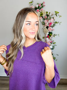 Eggplant Lounge Top