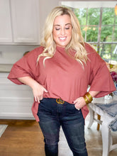 Load image into Gallery viewer, Feel So Good Tunic Top - Rose