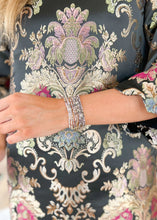 Load image into Gallery viewer, Iridescent Purple Crystal Bracelet Set
