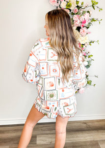 Lobster Palm Breeze Top