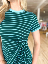 Load image into Gallery viewer, Evergreen Stripe Dress