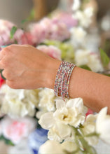 Load image into Gallery viewer, Multi Purple Crystal Bracelet Set