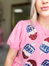 Load image into Gallery viewer, Bomb Pop Sequin Top