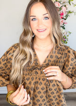 Load image into Gallery viewer, Fall Hues Smocked Top