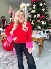 Load image into Gallery viewer, Park Cities Red Sweater