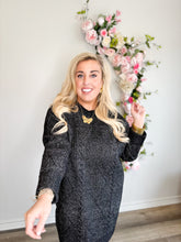 Load image into Gallery viewer, Cable Knit Sweater Dress