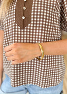Socialite Bangle - Solid Gold