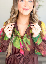 Load image into Gallery viewer, Mocha Garden Maxi Dress
