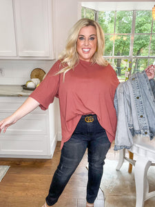 Feel So Good Tunic Top - Rose