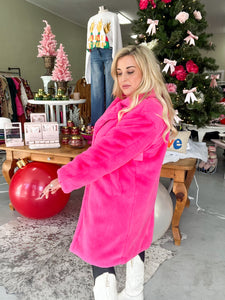 Zoey Hot Pink Coat
