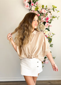 Sand Stripes Top