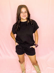 Simple Mom Sweat Set Shorts