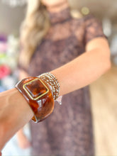 Load image into Gallery viewer, Crystal Brown Bracelet Set