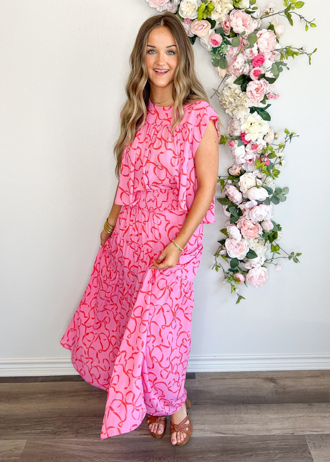 Pretty In Bows Maxi Skirt
