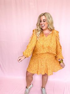 Ditzy Floral Smocked Skort