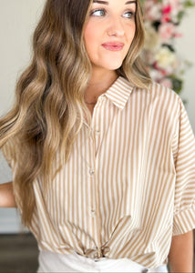 Sand Stripes Top