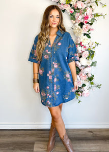 Love Shack Denim Dress