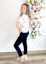 Load image into Gallery viewer, Ivory Ruffle Bloom Top